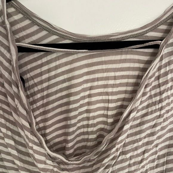 BCBGMaxAzria long sleeve scoop back top - Picture 2 of 5